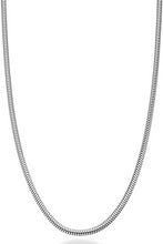 Load image into Gallery viewer, 925 Sterling Silver 2.5mm Solid Italian Round Diamond Cut Flexible Snake Chain Necklace With Gift Box For Men &amp; Women - Made in Italy
